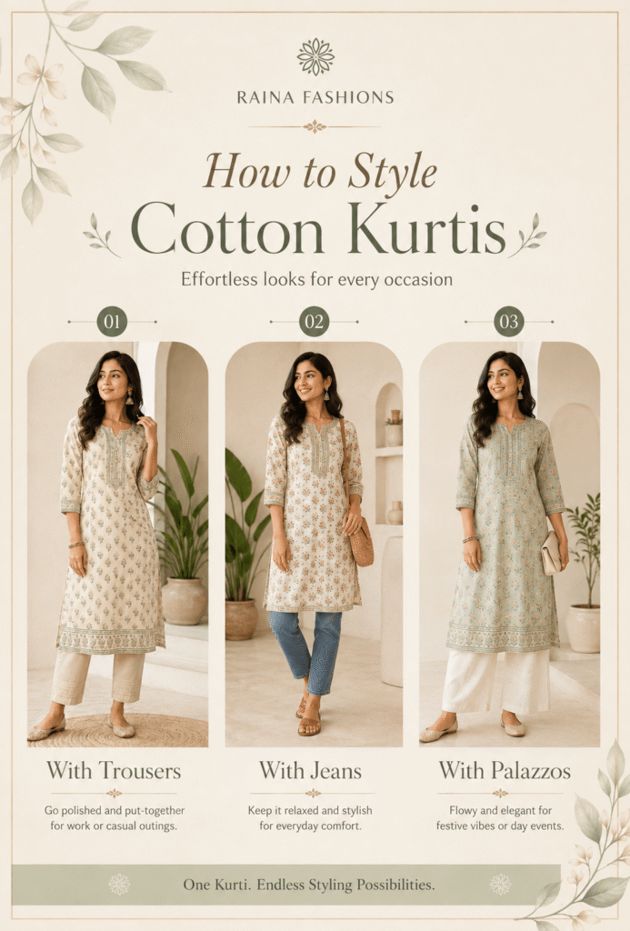 cotton kurtis for women