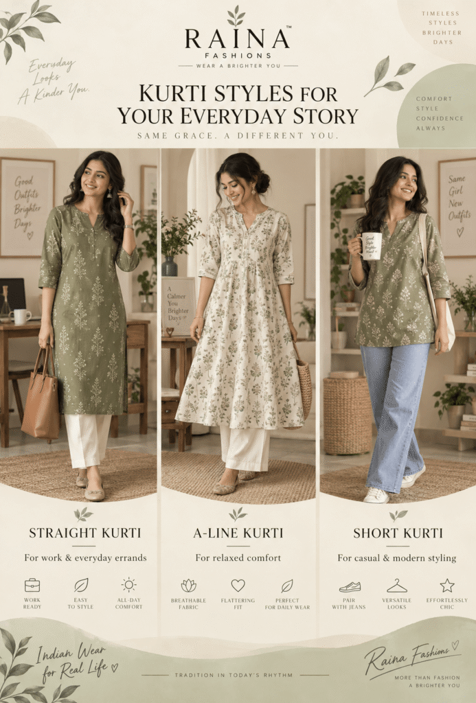 Kurti styles for everyday