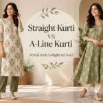 Straight vs A-Line Kurti Style Guide