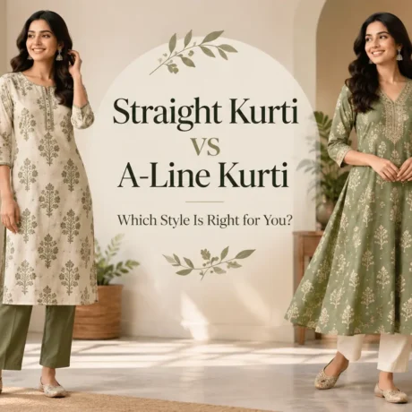 Straight Kurti vs A-Line Kurti: Which Style Is Right for You?