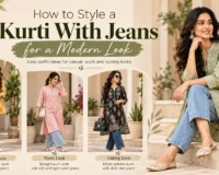 kurti with jeans for a modern look